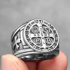 Anillo de San Benito — diseño Plata