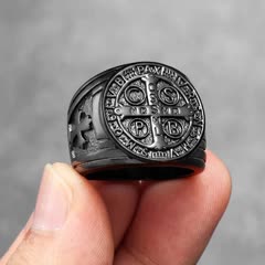 Anillo de San Benito — diseño Negro